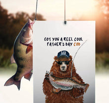 Load image into Gallery viewer, Bear Fathers Day Cod - Funny Fathers Day Card