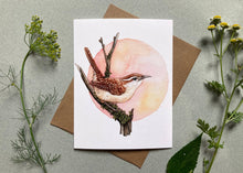 Load image into Gallery viewer, Notecard Set - 6 Backyard Birds On Blank Recycled Cards