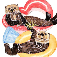 Load image into Gallery viewer, Otter Engagement Party - Funny Wedding Card