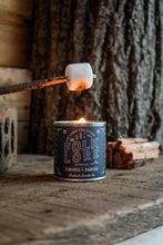 Load image into Gallery viewer, Folklore | S'mores + Embers 8oz Soy Candle