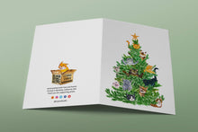 Load image into Gallery viewer, Cats Ornaments Xmas Tree - Funny Christmas Card