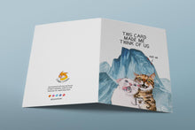 Load image into Gallery viewer, Cats Couple Adventure Funny Anniversary Card