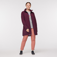 Load image into Gallery viewer, Cielo Rain Trench – Women’s, wine