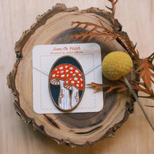 Load image into Gallery viewer, Amanita Red Mushroom Iron-On Patch