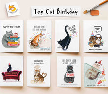 Load image into Gallery viewer, Cats VS Elf - Funny Christmas Card
