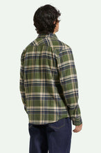 Load image into Gallery viewer, BOWERY FLANNEL - CYPRESS GREEN/WASHED NAVY/WHIT