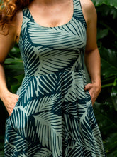 Load image into Gallery viewer, Tropics Organic Midi Fit + Flare Dress