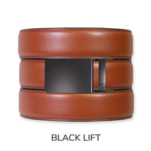 Load image into Gallery viewer, Chili Brown Leather Ratchet Belt & Buckle Set