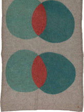 Load image into Gallery viewer, Signature Optical Dots Wool Wrap: Powder mint