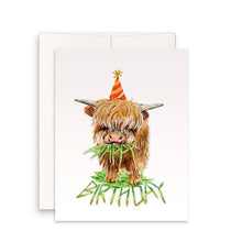 Load image into Gallery viewer, Herbivore Cow Birthday - Funny Birthday Card