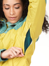 Load image into Gallery viewer, Women's PreCip® Eco Jacket - Limelight/Blue Agave