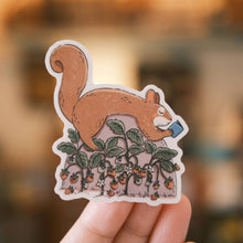 Load image into Gallery viewer, Bookish Squirrel Matte Vinyl Sticker