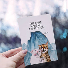 Load image into Gallery viewer, Cats Couple Adventure Funny Anniversary Card