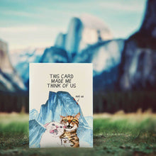 Load image into Gallery viewer, Cats Couple Adventure Funny Anniversary Card
