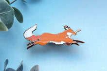 Load image into Gallery viewer, Red Fox Thief Enamel Pin