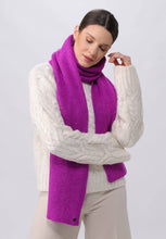 Load image into Gallery viewer, Sustainability Edition Solid Knit Recycled Scarf: Very berry