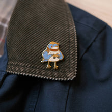Load image into Gallery viewer, Birdwatcher / Birder Enamel Pin