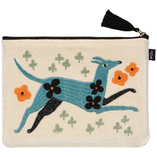 Load image into Gallery viewer, Dogwood Embroidered Flat Pouch