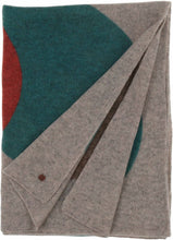 Load image into Gallery viewer, Signature Optical Dots Wool Wrap: Powder mint