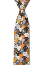 Load image into Gallery viewer, Squish – Lots of Cats Tie