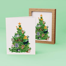 Load image into Gallery viewer, 6 pack - Cat Christmas Tree Card Set - Box Set