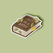 Load image into Gallery viewer, Lost in a Book Vinyl Sticker