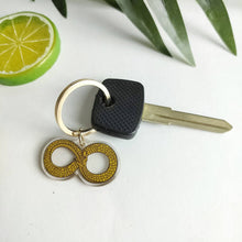 Load image into Gallery viewer, Ouroboros Keychain - Occult Snake Acrylic Keychain