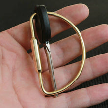 Load image into Gallery viewer, Brass Keyring -Key Fob/Keychain With Screw Closure