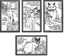 Load image into Gallery viewer, Moody Cats - Velvet Coloring Set