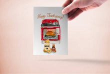 Load image into Gallery viewer, Turkey In Oven - Funny Thanksgiving Card