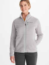 Load image into Gallery viewer, Women's Drop Line Fleece Jacket - Sleet
