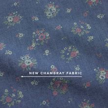 Load image into Gallery viewer, H Bar B Snapshirt - Bouquets: Washed Indigo
