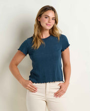 Load image into Gallery viewer, Foothill Pointelle SS Baby Tee