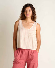 Load image into Gallery viewer, Taj Hemp Button Back Tank
