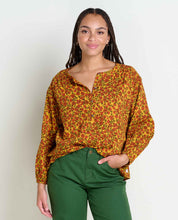 Load image into Gallery viewer, Manzana Long Sleeve Peasant Top