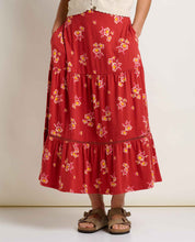 Load image into Gallery viewer, Marigold Tiered Midi Skirt