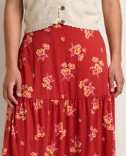 Load image into Gallery viewer, Marigold Tiered Midi Skirt