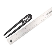 Load image into Gallery viewer, Natural Sandalwood Hair Fork Chopstick Hair Pins Hair Sticks