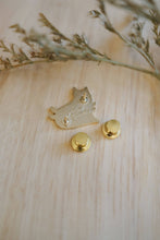 Load image into Gallery viewer, Fox in Forest Enamel Pin (With Locking Clasp)