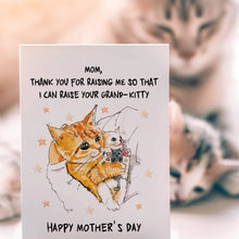 Load image into Gallery viewer, Raise Grand Kitty - Funny Mother's Day Card