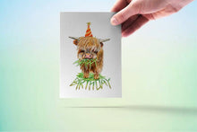 Load image into Gallery viewer, Herbivore Cow Birthday - Funny Birthday Card