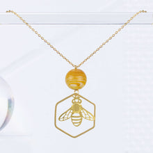 Load image into Gallery viewer, Honeybee Necklace with Bead