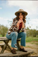 Load image into Gallery viewer, Bowery Women's Classic Flannel - Pinecone Brown/Black/Sand