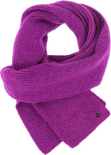 Load image into Gallery viewer, Sustainability Edition Solid Knit Recycled Scarf: Very berry