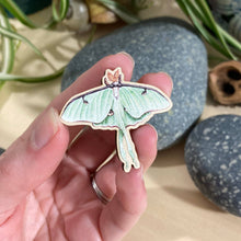 Load image into Gallery viewer, Luna Moth Wooden Pin