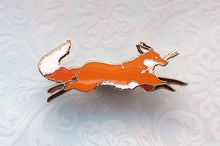 Load image into Gallery viewer, Red Fox Thief Enamel Pin