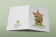 Load image into Gallery viewer, Herbivore Cow Birthday - Funny Birthday Card