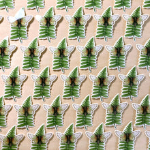 Load image into Gallery viewer, Cicada on Fern - Vinyl Sticker -