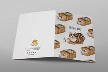 Load image into Gallery viewer, Cat Loaf You - Funny Valentines Day Card