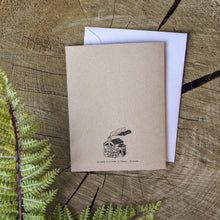 Load image into Gallery viewer, Greeting card | good luck rabbit foot